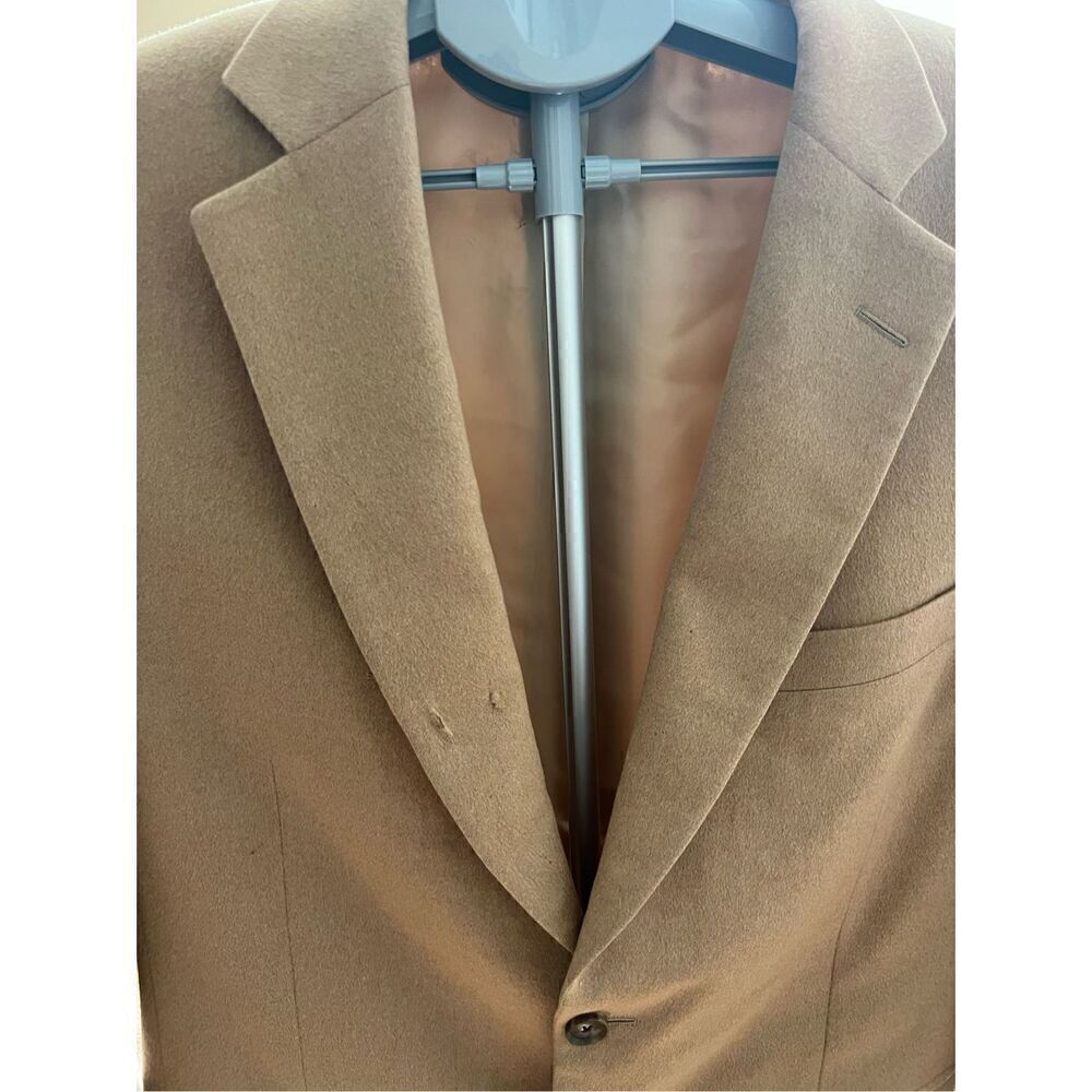 Paul Stuart Camel hair two button blazer sz 41R